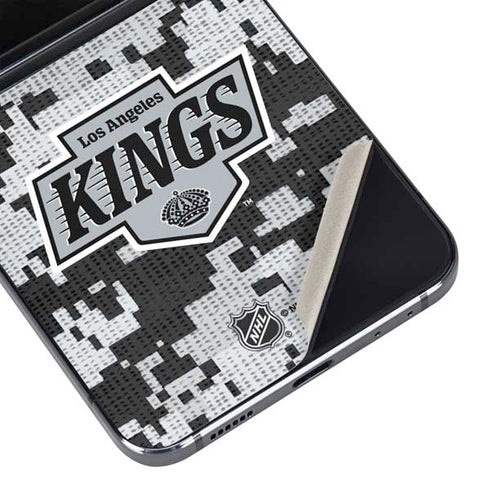 NHL Los Angeles Kings Camo Galaxy Z Flip5 5G Skin